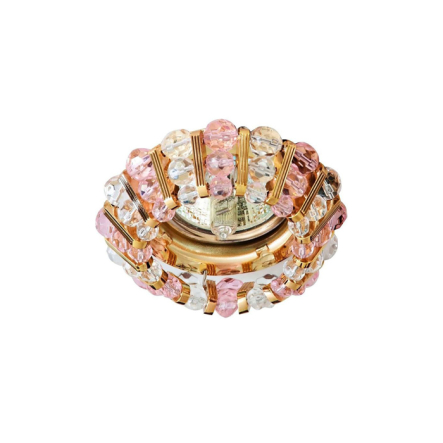 Светильник точечный Feron CD2121, MR16, GU5.3, 50W, прозрачный розовый/золото - 1