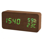 Електронний годинник-будильник VST-862S, +термометр, +гігрометр, 27293