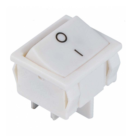 Переключатель 1 клав. белый KCD1-6-201 Wh/Wh, АСКО-УКРЕМ, A0140040081 - 1