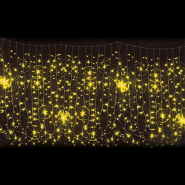 Гирлянда внешняя DELUX, CURTAIN, 2x1,5м, 456LED, желтая/белая, IP44