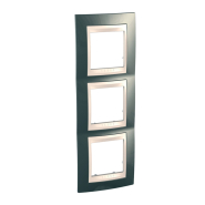 Рамка 3-місна шампань/бежевий Schneider Electric Uniсa PLUS, MGU6.006V.524