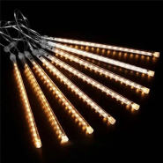 Гирлянда LED сосулька STICKS W WHITE 50 см,Тёплый белый, IP65, Метеоритный дождь