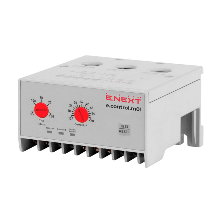 Реле захисту двигуна E.NEXT e.control.m01, 12-60А, p0690001 - 1