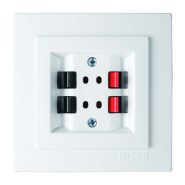 Розетка Nilson Touran аудио біла, 24111050