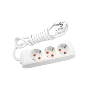 Удлинитель Viko 3 гнезда 2 м с заземлением Multi-Let Белый