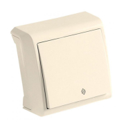 Вимикач 1 кл., прохідний на 2 напрямки, VIKO VERA, 90681204, крем
