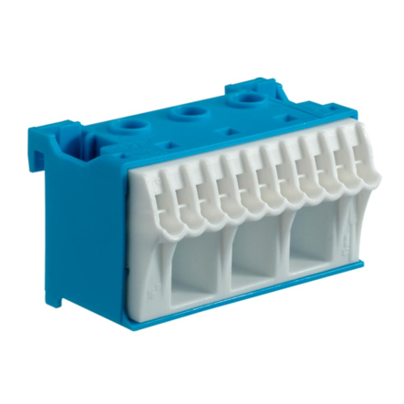 Блок HAGER KN14N, N-клемма, количество единиц - 2; ширина - 60мм, 1P, 63A, 34х33х60 мм - 1