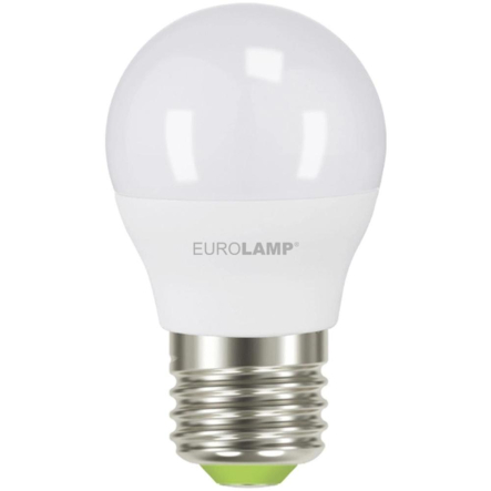 Лампа світлодіодна EUROLAMP 5 Вт, 3000K, E27, 220 В, G45 - 1