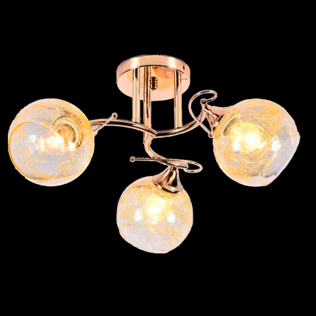 Люстра VALESO V XA1216–3 Gold на 3 плафона - 1