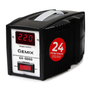 Стабілізатор напруги Gemix GX-500D, 350 Вт, релейний цифровий