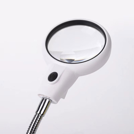 Держатель "Третья рука" с лупой MG16126-AC1, 4,5Х 11X; LED