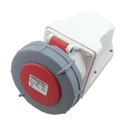 Розетка стаціонарна TNSy 1252, 32А, PRO, 3Р+РЕ+N, 380В, IP67, 5502051 - 1