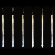 Гирлянда внешняя DELUX, SNOWFALL C, 0,6м, 30LED, белая/белая, IP44