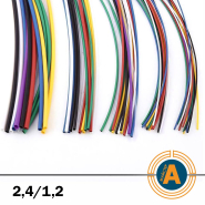 Трубка термоусаджувальна RADPOL, RCH1 2,4/1,2Х1-W біла