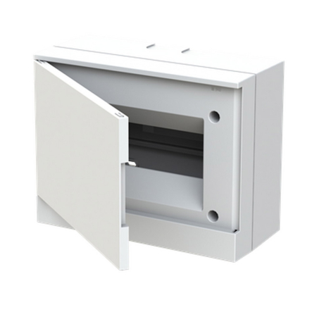 Щит распределительный ABB BASIC E, 1SZR004002A2103, 8 модулей накладной, IP41 (не прозрачная дверца) - 1