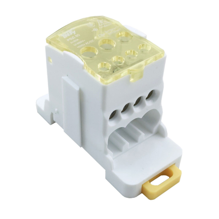 Распределительный блок TNSY РБД-80А, DIN, желтый, TNSy5504700