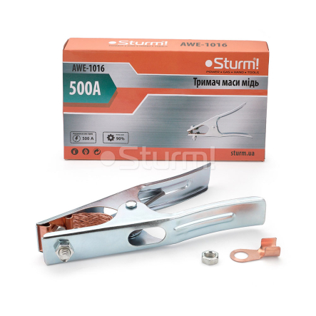 Зажим аккумуляторный Sturm, AWE-1016, 500A, медь