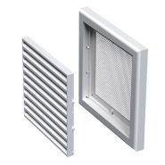Ґрати вентиляційні Вентс МВ 100 с (логотип), 0000222519, ш154*в110мм