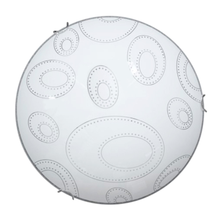 Світильник настінно-стельовий ДеКоРа, Фабіо, Е27, 2х60W, ⌀300 мм, 48309 - 1