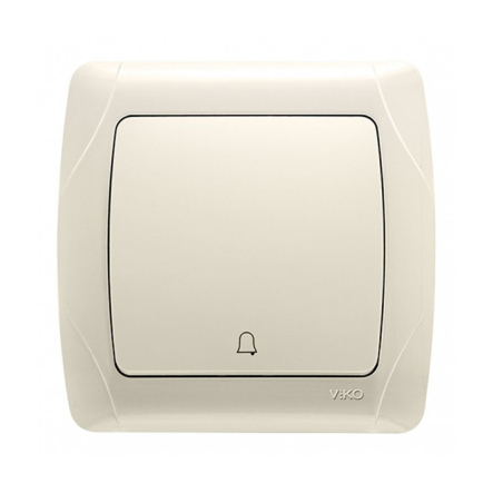 Кнопка дзвінка VIKO CARMEN, 90562006, крем - 1