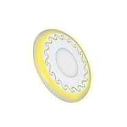Светильник LED PANEL RIGHT HAUSEN LACE, 6W, 4000K, 156х32мм, белый, подсветка 3W yellow
