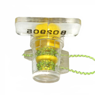 Пломба номерна "Сармат" (прозорий+жовтий)