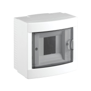 Щиток пластиковый VIKO накладной, 4 модуля, прозрачная крышка, 90912104