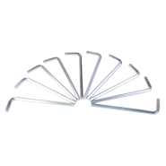 Ключ шестигранний Mastertool CrV 3.0мм, L20-98мм, 10шт, 75-0003