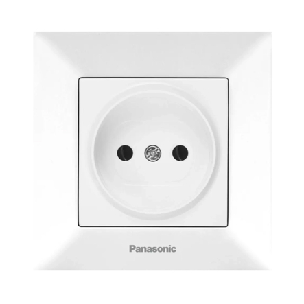 Розетка Panasonic Arkedia Slim, біла, 02012WH - 1