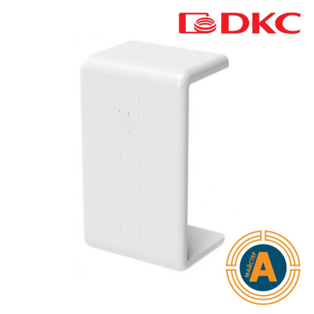 GM 50x20 Соединение на стык, белый, RAL9001, ДКС, 00653 - 1