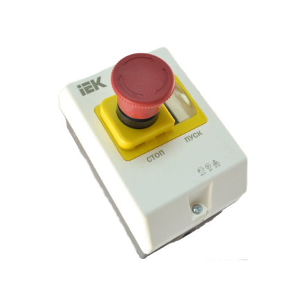 Защитная оболочка с кнопкой IEK "Стоп" IP55, DMS11D-PC55 - 1