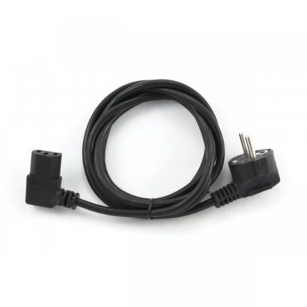Кабель силовой Cablexpert PC-186A-VDE1B-1.5M, CEE7/7-C13, длина 1.5 м, VDE, вилка углом 90