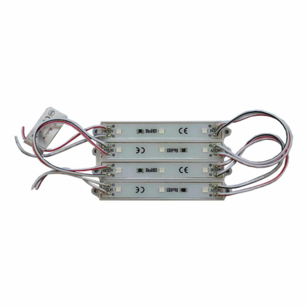 Модуль светодиодный синий, 12 В, 0,45 Вт, 3 Led * 7 Лм, SMD3528 - 1