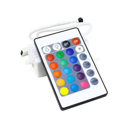 Контролер RGB 220В 600W-IR-24 кнопки - 1