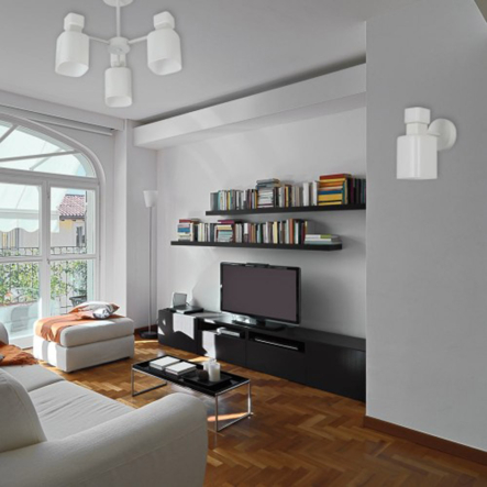 Настенный светильник Ardero BL1110ARD OLIVIA, Е14, 230V, 175х100х195 мм, под лампу, белый