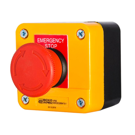 Пост "Аварийный Стоп" одноместный АСКО-УКРЕМ XAL-J174, A0140020010