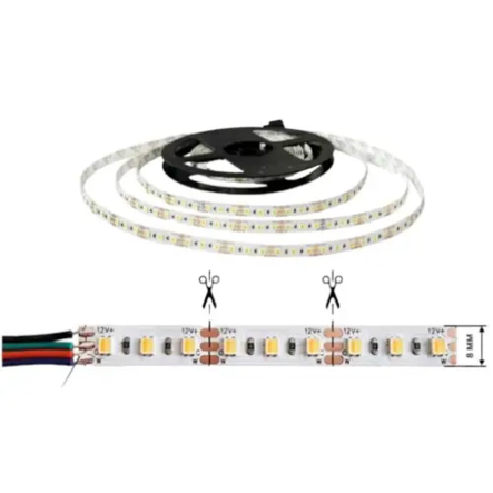 Светодиодная лента белая (2800-7500 K) OEM ST-12-2835-120-DCCT-20 3CCT, 1500Lm/m, IP20, негерметичная