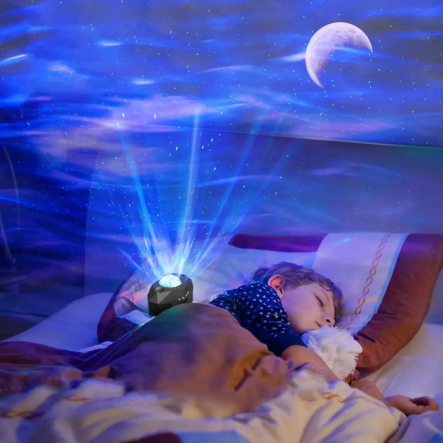 Ночник проектор звёздного неба с USB и пультом ДУ, 15 режимов