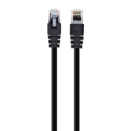 Патч корд UTP Cablexpert, категория 5E, литой, 50u" штекер с фиксатором, 10 м, черный, PP12-10M/BK - 1