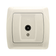 Розетка телевізійна VIKO CARMEN, 90562010, крем