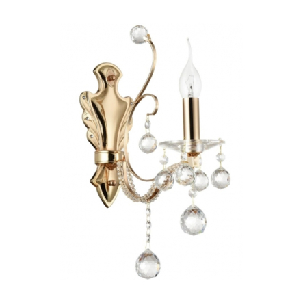 Бра 1хЕ14 60Вт 26х15 золото Германия - 1