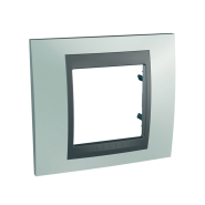 Рамка 1-місна смарагдовий/графіт Schneider Electric Uniсa TOP, MGU66.002.294