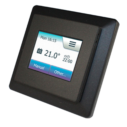 Электронный программируемый термостат для теплого пола Comfort Heat Comfort Touch Black (19115968)