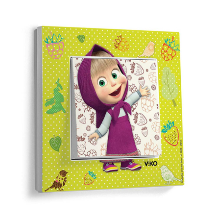 Выключатель VIKO KARRE KIDS, 1 кл., "Маша летом", 90962707 - 1