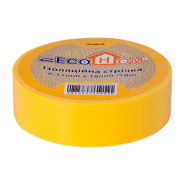 Изолента 0,11мм х 18мм 18м жёлтая, АСКО-УКРЕМ, ECO0150020023