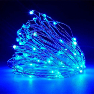 Гирлянда Роса, на батарейках, 5 м, 3 режима свечения, синяя, RV-104 B