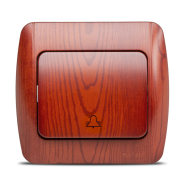 Выключатель звонка, EL-BI ZIRVE, вишня, 501-010601-207