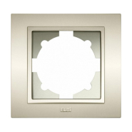 Рамка EL-BI Zena одинарная, титаниум, 608-011400-271