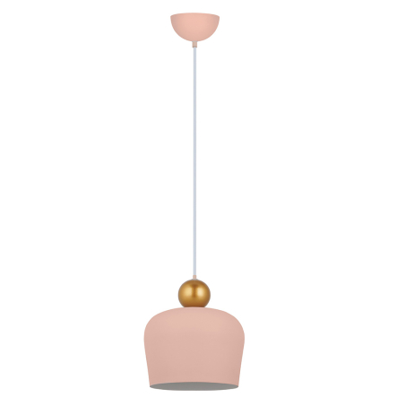 Підвіс LAGUNA Lighting 95893-01 1 х E27, 60W, матовий рожевий - 1