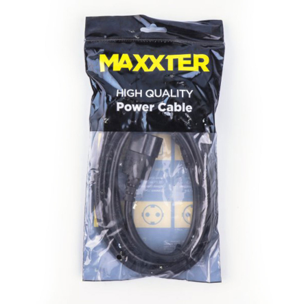 Кабель силовой Maxxter CL-23-6, С13-С14, длина 1.8 м, 3*1.5 мм кв.